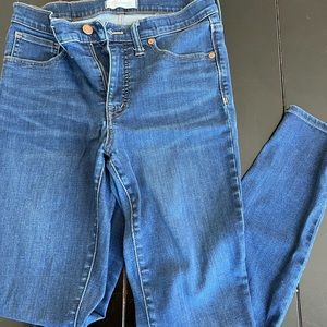 Madewell 9” High Rise Skinny Jeans - size 28